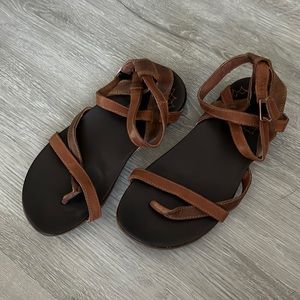 Brown comfy Chaco sandals